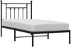 vidaXL Bettgestell mit Kopfteil Metall Schwarz 80x200 cm 353528 Bild 5