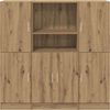 vidaXL 3-tlg. Küchenschrank-Set Artisan-Eiche Holzwerkstoff 3324159 Bild 5