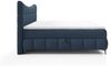 Boxspringbett Schlafzimmerbett CHARLES PREMIUM 160x200cm Stoff Aragon Dunkelblau Bild 4