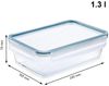 Rotho Kühlschrankdose Glas CLIC & LOCK 1,3 L, 3er Set Bild 4