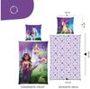 MTOnlinehandel Kinderbettwäsche Unicorn Academy Einhorn 135x200 + 80x80 cm, magisches Design, 100% Microfaser, 2 teilig, Farbenfrohes Motiv für kleine Einhorn-Fans – weich und pflegeleicht Bild 3