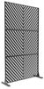 casa. pro Raumteiler, »Kekan« verzinkter Stahl 180x90 cm Schwarz Bild 2
