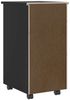 vidaXL Rollschrank mit Schubladen MOSS Schwarz Massivholz Kiefer 4015782 Bild 5