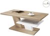 Mazzoni Couchtisch Cliff Sonoma Eiche / Weiß matt Tisch Wohnzimmertisch 110x60x45cm Bild 2