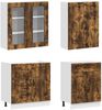 vidaXL Kücheneinheit KALMAR 8 pcs Geräucherte Eiche Holzwerkstoff 3438188 Bild 3