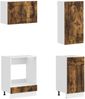 vidaXL Kücheneinheit KALMAR 8 pcs Geräucherte Eiche Holzwerkstoff 3438188 Bild 4