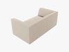 Micadoni Sofa Ruby 2-Sitzer Samt Salvador Beige Bild 3