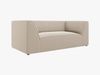 Micadoni Sofa Ruby 2-Sitzer Samt Salvador Beige Bild 2