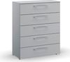 rauch Schubkastenkommode Skat Pure Kommode Sideboard Wäscheschrank, mit 5 Schubladen in puristischem Design Bild 5