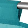 Transparente Bistrogardine Raffoptik mit Stangendurchzug in Voile, schlicht und modern in vielen verschiedenen Farben erhältlich (80 x 110 cm / türkis - aqua) Bild 2