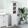 vidaXL Badschrank BODO Weiß und Braun 44x30x160 cm 4016861 Bild 3