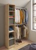VCM Kleiderschrank Dacho III 916976 Sonoma-Eiche B. 40 x H. 194 x T. 40 cm Bild 3