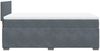 vidaXL Boxspringbett mit Matratze Dunkelgrau 80x200 cm Samt 3286157 Bild 5