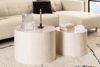 Satztisch >Dice< (2-teilig) in travertin, MDF - 58x40x58cm (BxHxT) Bild 2