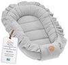 Totsy Baby Kuschelnest Warmes Nestchen Baby 90x50 cm Grau Bild 4