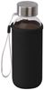 Macma Trinkflasche Glas Trinkflasche mit schwarzen Neoprenüberzug / 300ml / Farbe: transp Bild 2