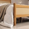 IDIMEX Massivholzbett CEFIRA, Doppelbett 140x200 cm mit Rattangeflecht Eiche Finish Bild 4