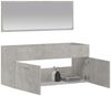 vidaXL Badschrank mit Spiegel Betongrau Holzwerkstoff 833887 Bild 3