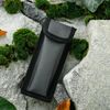 Klappbares Frühstücksmesser, mit Etui, Wellenschliff, Schwarz Bild 5