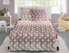 Irisette Eos Mako-Satin Bettwäsche 155x220 Kreise Rauten rot beere 8346-60 Bild 3