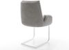 Freischwinger Clea-Flex Strukturstoff Soft Grau Freischwinger flach Weiß Bild 5