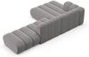 Micadoni Modulares Ecksofa offen Lupine 5-Sitzer Links Chenille Eden Hellgrau Bild 4