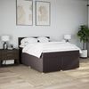 vidaXL Boxspringbett mit Matratze Dunkelbraun 140x200 cm Stoff 3289006 Bild 4