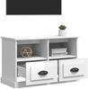 vidaXL TV-Schrank Hochglanz-Weiß 80x35x50 cm Holzwerkstoff 816282 Bild 4