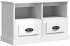 vidaXL TV-Schrank Hochglanz-Weiß 80x35x50 cm Holzwerkstoff 816282 Bild 2