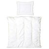 roba Kindersteppbett inkl. Bettdecke 80 x 80 + Kissen 40 x 35 cm - Ganzjahres Baby-Set (Inlett) - Weiß Bild 3