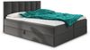 Boxspringbett Star mit Topper, Bonell-Matratze und 2 Bettkästen, Doppelbett, Polsterbett, Bett (Dunkelgrau (Kronos 22), 160 x 200 cm) Bild 4