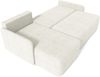 Selsey 'Bloom' Ecksofa mit Schlaffunktion, Bouclé-Bezug in Creme, 92 x 212 x 142 cm Bild 4