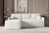 Selsey 'Bloom' Ecksofa mit Schlaffunktion, Bouclé-Bezug in Creme, 92 x 212 x 142 cm Bild 2