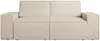Vente-unique - AMELIA Sofa SamtStoff Beige - B 95 cm x H 85 cm x L 230 cm Bild 2