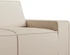 Vente-unique - AMELIA Sofa SamtStoff Beige - B 95 cm x H 85 cm x L 230 cm Bild 4