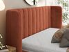 Polsterbett GOLETTA CLASSIC 160 x 200 cm mit gepolstertem Kopfteil, stabilem Bettrahmen, Lattenrost und Bettkasten mit Gasdruckfedern, Doppelbett, zeitloses Design - Orange Plüsch Bild 4