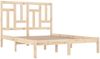 vidaXL Massivholzbett 135x190 cm 4FT6 Double [3104518] Bild 4