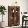 vidaXL Sideboard mit Regal FLORIN Geräucherte Eiche 55,5 x 29 x 100 cm 880256 Bild 4