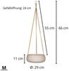finestgreen Blumenampel Handgefertigte Blumenampel Hanging Eileen Bild 4