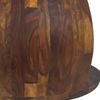 FineBuy Couchtisch Sheesham Massivholz rund 60cm · Wohnzimmertisch mit Ablagefach · Handgefertigter Sofatisch aus Echtholz im natürlichen Landhaus Design Bild 5