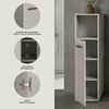 welltime Midischrank FLORENZ, Höhe 110 cm, 1 Tür, 2 Fachböden, 1 offenes Fach (1-St, TOPSELLER) Türanschlag wechselbar, hochwertige MDF Front, Badschrank, Bad Bild 3