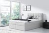 Boxspringbett Schlafzimmerbett CARMEN 200x220 cm Hellgrau Bild 2