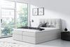 Boxspringbett Schlafzimmerbett CARMEN 200x220 cm Hellgrau Bild 4