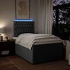 vidaXL Boxspringbett mit Matratze Taupe 120x200 cm Stoff 3293946 Bild 4