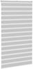 vidaXL Doppelrollo Hellgrau 130x200 cm Stoffbreite 125,9 cm Polyester 4014475 Bild 3