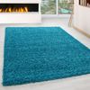 Hochflor Teppich Lux Läufer - 60x110 cm - Türkis Bild 2