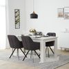 Homestyle4u Polsterstuhl 6er-Set, anthrazit, 59 x 88 x 57 cm Bild 2