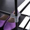 10 Schicht staubdichtes Schuhregal Schuhschrank Regale für ca. 27 paar Schuhe Beige 58 x 28 x 160cm Schwarz RXJ10H Bild 3