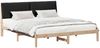 vidaXL Bettgestell Braun und Schwarz 180 x 200 cm Massivholz Kiefer 3394365 Bild 3
