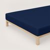 schlafgut Jersey-Elasthan Spannbettlaken Spannbetttuch 140x200 cm - 160x220 cm Marine Bild 4